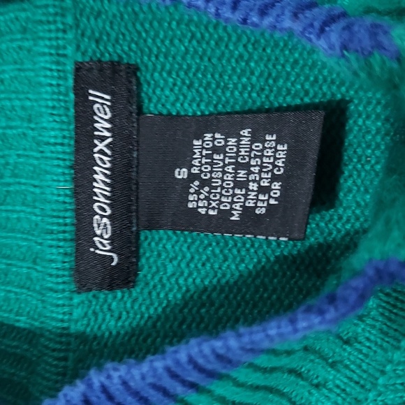 🟢 Jason Maxwell Christmas sweater size small (InvW099) - Picture 3 of 10